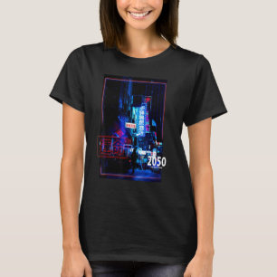 Futuristiska Cyberpunk Lofi Streetwear Japan Stree T Shirt