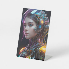 Futuristiska Cyborg Girl