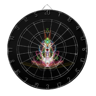 Futuristiska Dartboard med Neon Ljus Darttavla