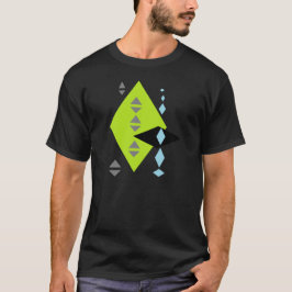 Futuristiska Diamond Skriv ut Te T Shirt