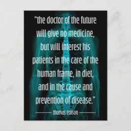 Futuristiska Doktor i Future Chiropraktic Recall Vykort