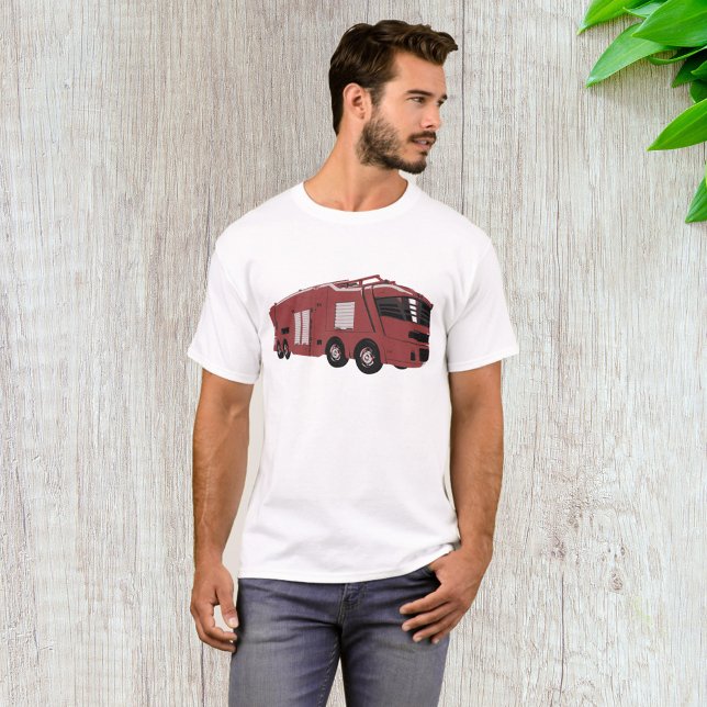 Futuristiska Fire Lastbil T Shirt (Skapare uppladdad)