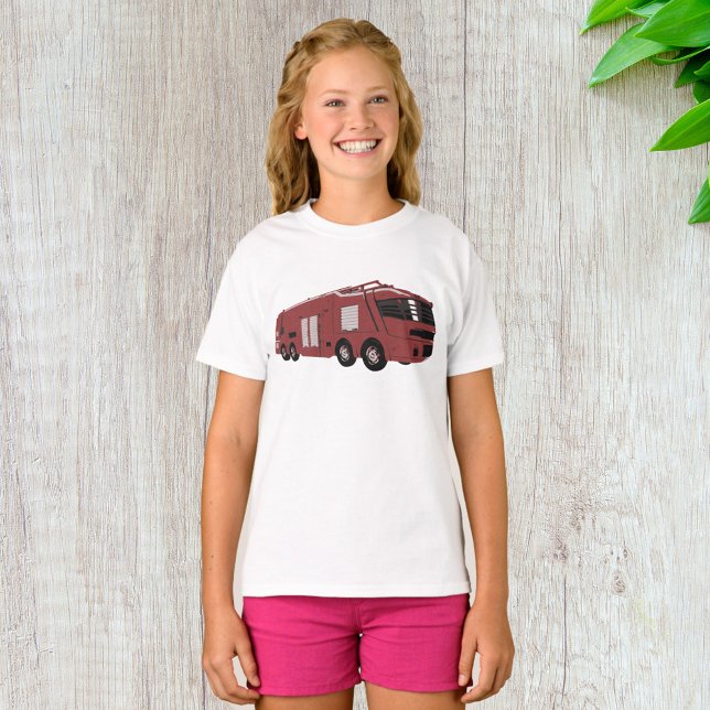 Futuristiska Fire Lastbil T Shirt (Skapare uppladdad)