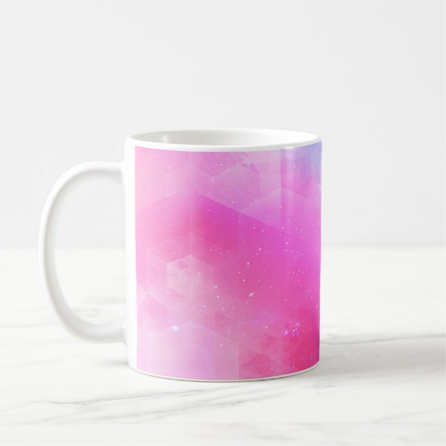 Futuristiska för abstrakt i bakgrunden kaffemugg (Vänster)