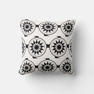 Futuristiska Geometric Skörd Circle Mandala Kudde
