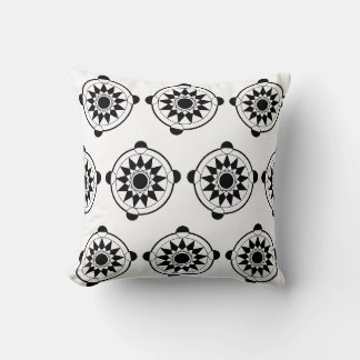 Futuristiska Geometric Skörd Circle Mandala Kudde