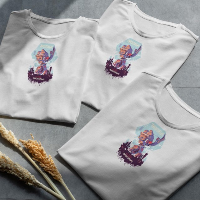 Futuristiska Girl Cyber Urban T Shirt (Skapare uppladdad)