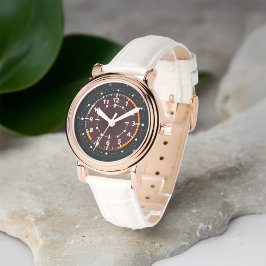 Futuristiska Glimpse Chronometric Art Dam Watch Armbandsur