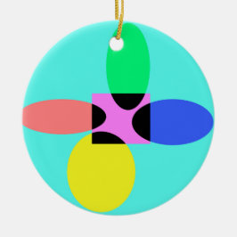 Futuristiska Julgransprydnad Keramik