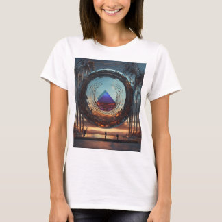 Futuristiska konst t shirt