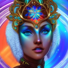 Futuristiska Kvinna överst T-skirt T Shirt