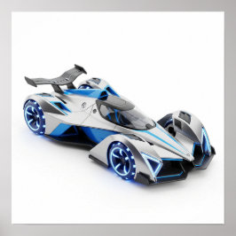 Futuristiska Leksak bil Poster