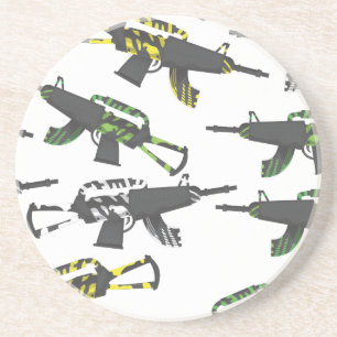 Futuristiska Maskin Gun Underlägg