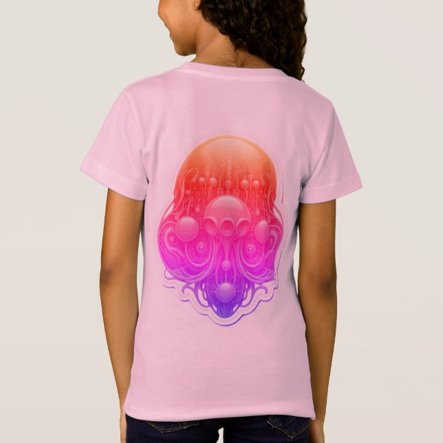 Futuristiska Meduza T Shirt (Baksida)