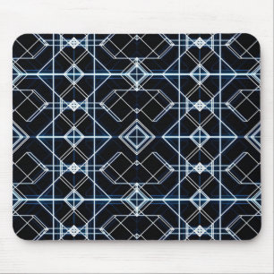Futuristiska Neon Grid Mönster Musmatta