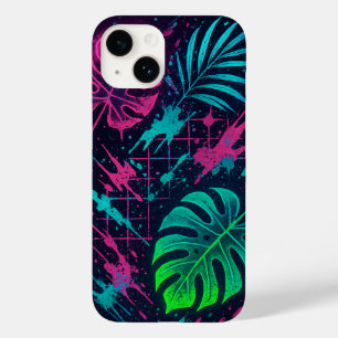 Futuristiska Neon Löv & Street Art iphone case