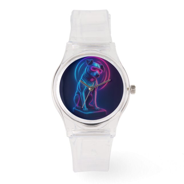 Futuristiska Nipper RCA Victor Hund Armbandsur (Framsida)