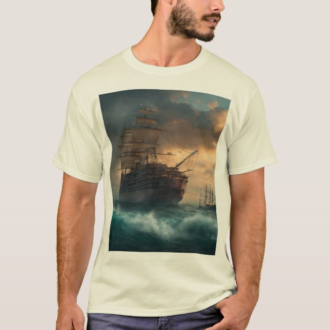 Futuristiska Oceaner: fraktens utveckling T Shirt (Framsida)