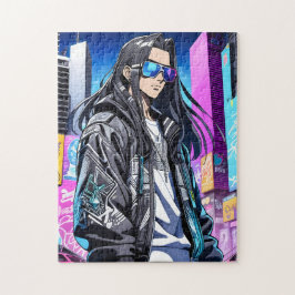 Futuristiska Pop Star 0001 Pussel