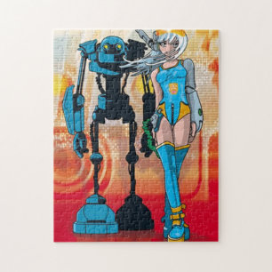 Futuristiska Puzzle Pussel