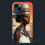 Futuristiska Queen Afrofuturistic Science fiction<br><div class="desc">Fantasy Art products by The Lunarium.</div>