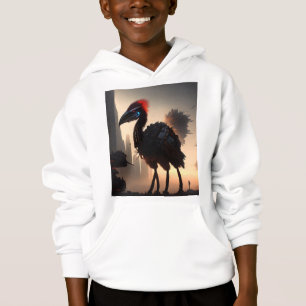 Futuristiska Robot Australian Emu, Kids Hoodie T Shirt