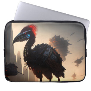 Futuristiska Robot Australian Emu, Laptop sleeve