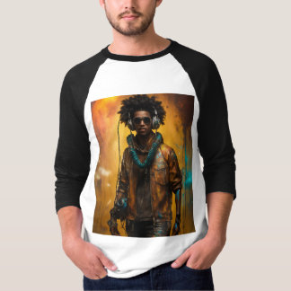 Futuristiska Robot DJ T-Shirt - Ignite Your Ljud