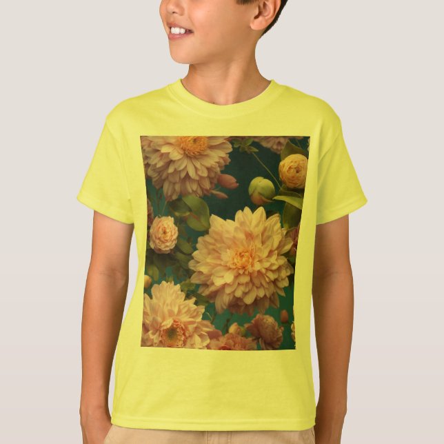 Futuristiska Robotics & AI Outline. T Shirt (Framsida)