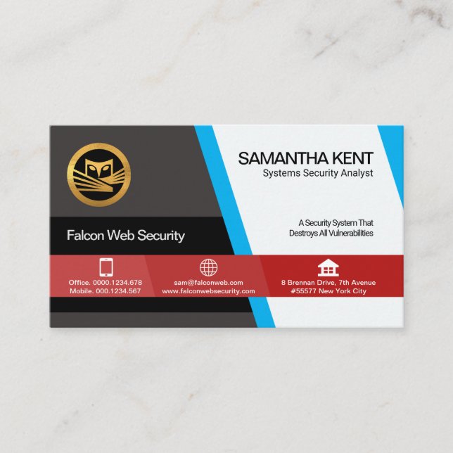 Futuristiska Snyggt Polygon Trapezium Webben Compu Visitkort (Framsida)