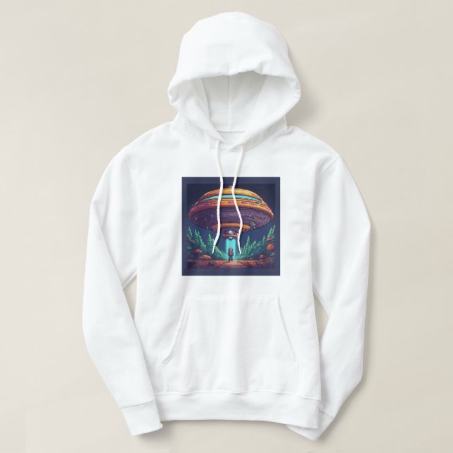 Futuristiska T-Shirt-design Hoodie (Design framsida)
