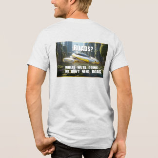 Futuristiska T-Shirt. Flygande fordon. T Shirt