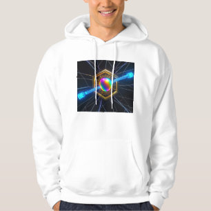 futuristiska t-shirt geometric art sci-fi mode hoodie