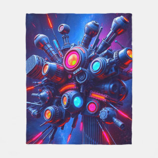 Futuristiska Tech Orb Blanket | Komfort Fleecefilt