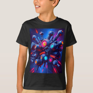 Futuristiska Tech Orb Boys T-Shirt