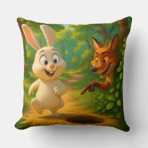 Futuristiska Tech Wall Art - ElectriBlue & Neon Gr Kudde