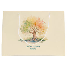 futuristiska träd stor presentväska