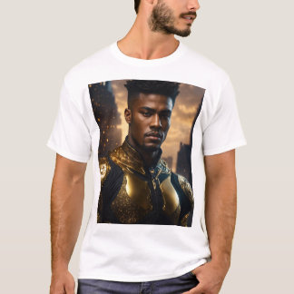 "Futuristiska Warrior Spiral T-Shirts - Bold & Dyn