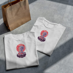 Futuristiska Woman Cyber Urban T Shirt