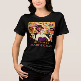 Futuristiskan Mardi Gras Cocktail Party T Shirt