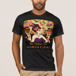 Futuristiskan Mardi Gras Cocktail Party T Shirt
