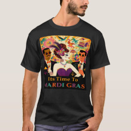 Futuristiskan Mardi Gras Cocktail Party T Shirt