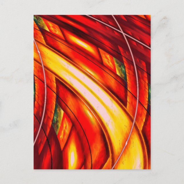 Futuristiskans Abstrakt Vykort (Framsida)