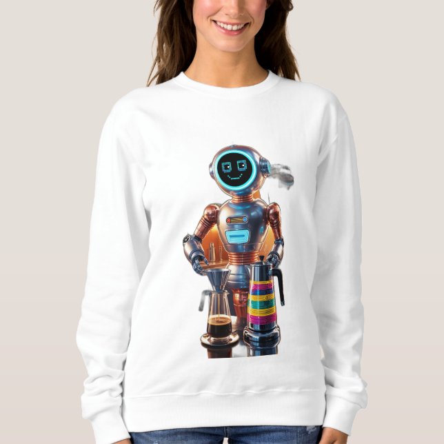 Futuristiskans återrobot t shirt (Framsida)