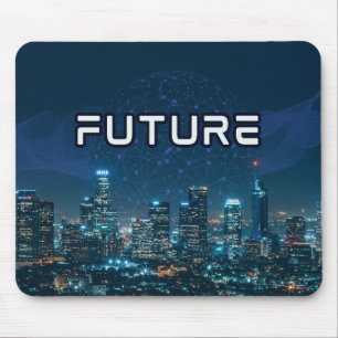 Futuristiskans musknapp: elegant, modern design musmatta