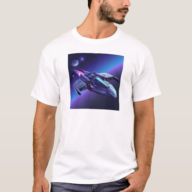 Futuristiskans utrymme t shirt (Framsida)