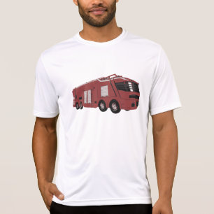 Futuristiskt rött sci-fi-kommandfordon t shirt