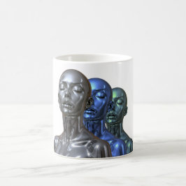 Futuristiskt Trio Kaffemugg