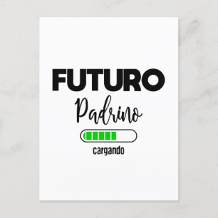 Futuro padrino cargando vykort