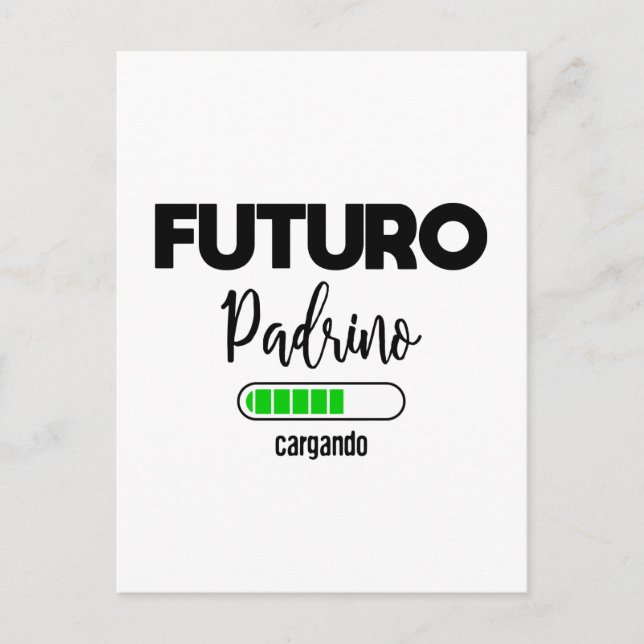 Futuro padrino cargando vykort (Framsida)